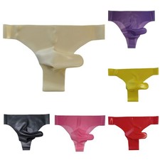 Slip homme tendance en latex