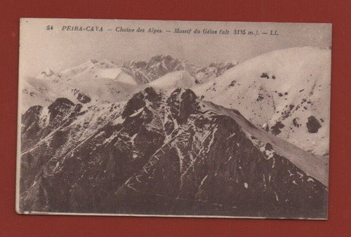 Peira cava massif du gélas - du,