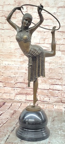 Art déco statue - art,