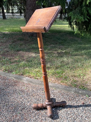 Lutrin ancien chêne - en, –