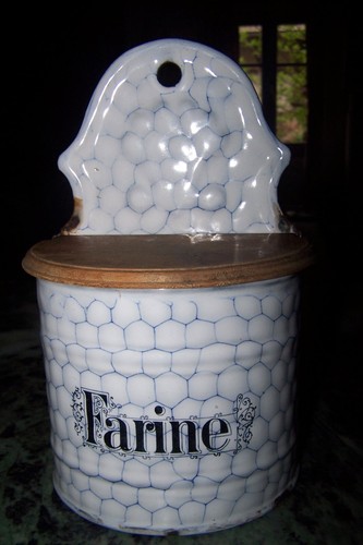 Ancienne boîte farine - ancienne,