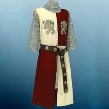 Tabard médiéval surcot coeur - tabard,