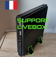 HlFI livebox 4 orange support fixation vertical paire patin de maintien décodeur