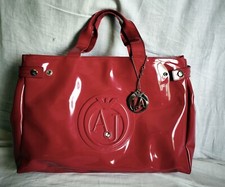 Sac main armani jeans - jeans, rouge