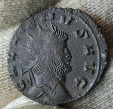 Antoninien Gallien SOLI CONS AVG Pégase A Droite RIC V.1# 283