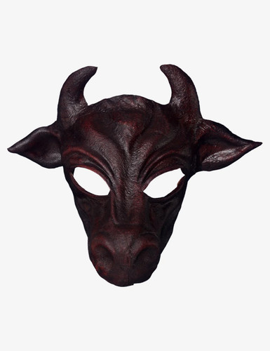 Vache cuir masque - -,