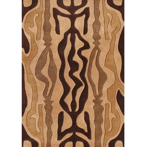 Tapis abstrait touffeté - à, la