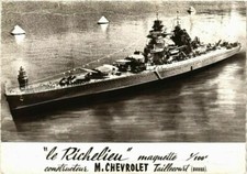 CPA AK Le Richelieu Maquette