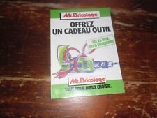 A VOIR !! ANCIEN CATALOGUE " Mr BRICOLAGE " Années 1980