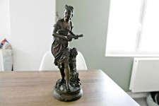 Ancienne sculpture statue - , en