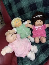 Lot 3 Vintage poupée Cabbage Patch Kid  Xavier Roberts 1982 Dolls