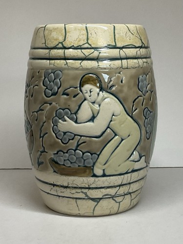 Vase tonneau céramique art - tonneau,