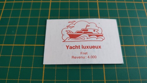 Carte yacht luxueux jeu - carte,