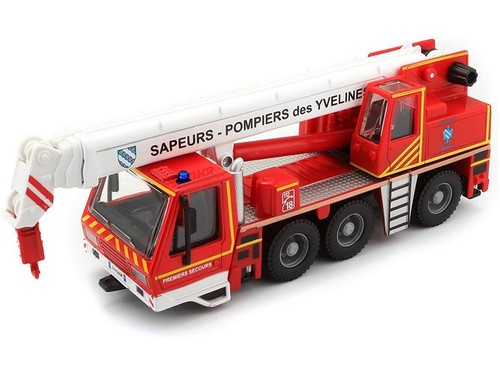 Camion grue pompiers bburago - camion,