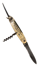 ANCIEN COUTEAU PLIANT / TIRE