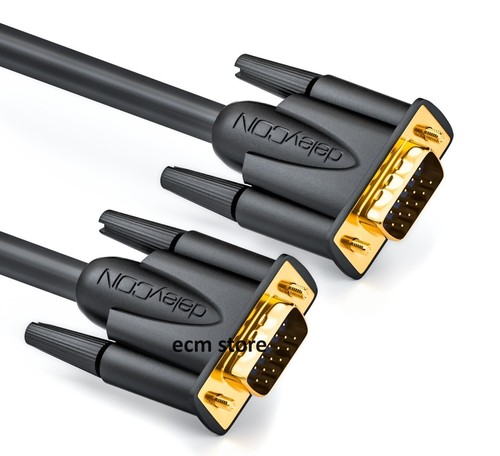 Deleycon câble vga à - vga,