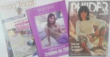 Lot Magazine Phildar Mailles 1981 + Bergère de France, Mag'Tricot, Diana Créatif