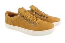 Baskets Bas En Cuir Marron