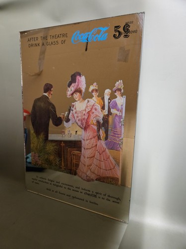 Rare tableau miroir - miroir, coca