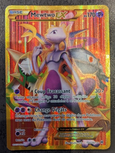Carte pokémon 164 162 mewtwo - carte,