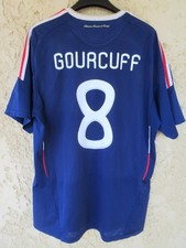 Maillot EQUIPE DE FRANCE Coupe du Monde 2010 GOURCUFF vintage ADIDAS shirt XL