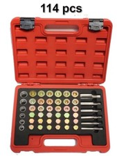 Kit Réparation Filetage Bouchon de Vidange M13 M15 M17 M 20 M22 114pcs