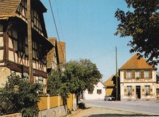 Carte postale postcard 10x15cm DUPPIGHEIM ALSACE café étoile bière FREYSZ t 1989