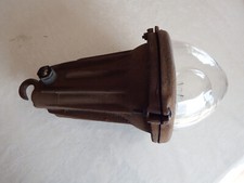 Ancienne Lanterne Industrielle d'extérieur à Suspendre en Fonte