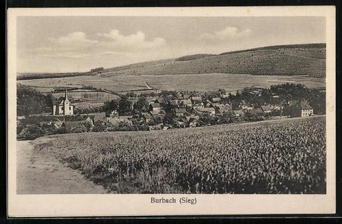 Carte postale burbach - carte,
