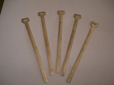 5 anciens colliers pour cadre de vélo, vieux stock année 50