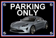 plaque " PARKING ONLY  ALPINE