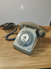 Ancien téléphone fixe à cadran socotel S 63 gris deco rétro A Saisir 