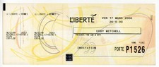 TICKET BILLET INVITATION -