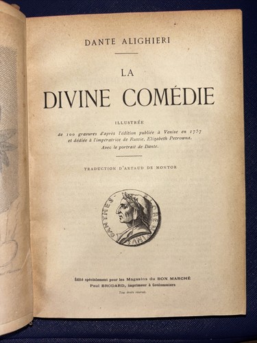 Dante divine comédie - la,