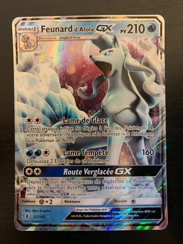 Carte pokémon feunard - carte,