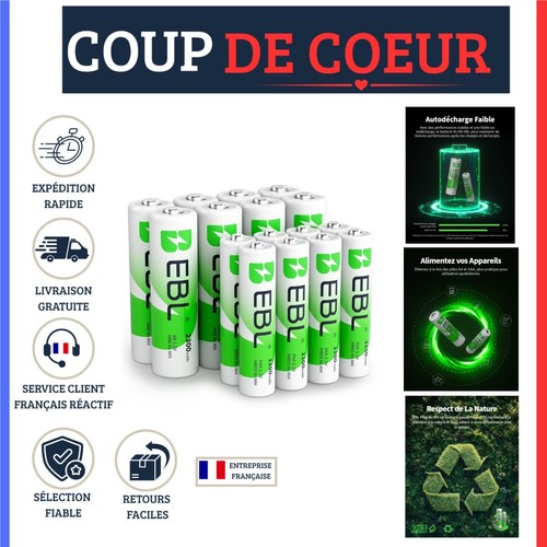 Ebl piles rechargeables et - aa,