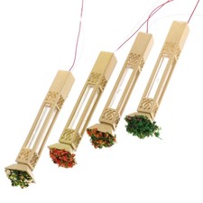  4 Pcs Lampadaire Miniature