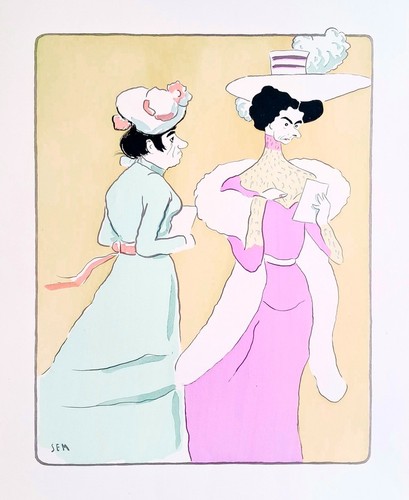 Lithographie sem madame - de, sem,