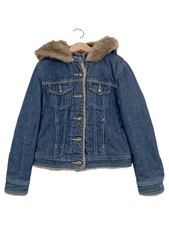 Gap Veste en Jean Enfant Bleu Casual Manches Longues Coton (EU 8)