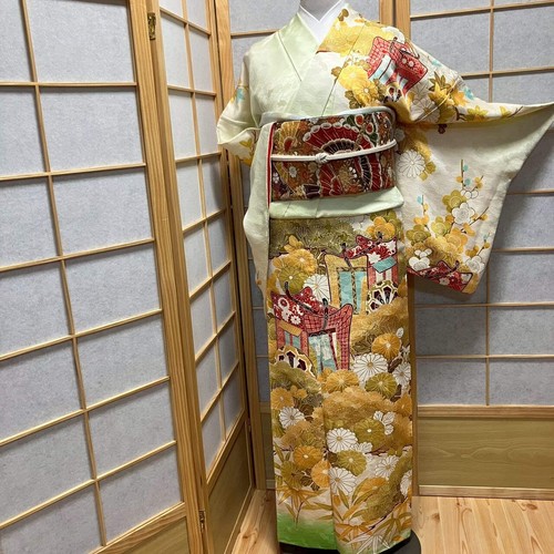 8147 kimono japonais vintage - kimono,
