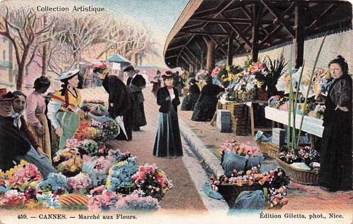 Cannes marche aux fleurs - marche,