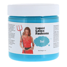 4 Ounce Teal Liquid Latex Body
