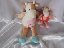 Doudou vache Cerise et son bébé, Doudou et Compagnie (Cie)