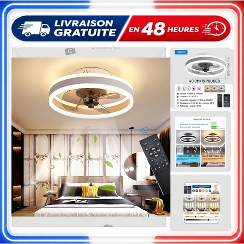 Ventilateur plafond led - ventilateur, de
