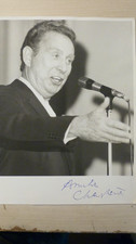 Autographe ORIGINAL SIGNED du Chanteur CHARLES TRENET sur Photo OLYMPIA