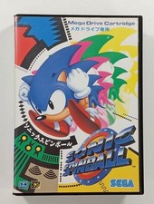 SONIC SPINBALL SEGA MEGADRIVE (MD) NTSC-JAPAN (COMPLETE - CARTRIDGE DAMAGE)