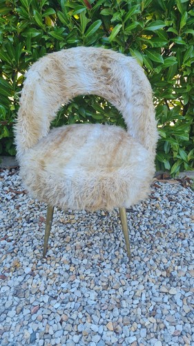 Ancienne chaise moumoute - ancienne,