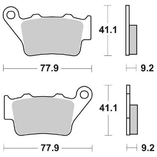 Plaquette frein racing sbs - frein,