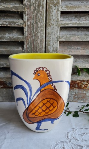 Ancien vase faience monaco - vase,
