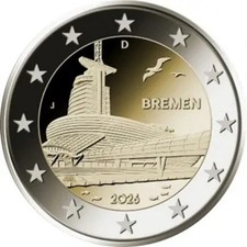2 EURO ALLEMAGNE 2026 / BREME